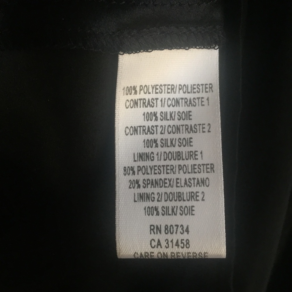 SOLD BCBG beaded black cocktail dress - Picture 7 of 7